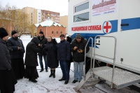 Департамент Здравоохранения "просветил" прихожан храма в Новокосино в своей флюрографической передвижной лаборатории