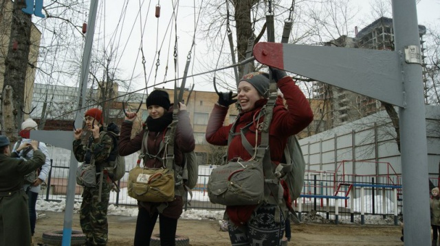 Подростки из военно-патриотических клубов Москвы встретились в Благовещенском храме при штабе ВДВ в Сокольниках