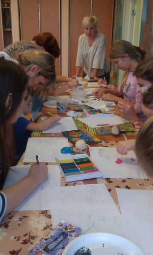 Добровольцы службы социальной помощи "Ближние" открыли новый сезон встреч и мастер-классов в детской больнице