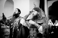 На ночной литургии в годовщину взрыва Преображенского храма причастилось 50 человек