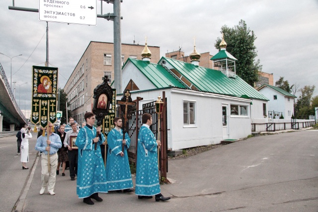 12 сентября - престольный праздник в храме преп. Александра Свирского на Соколиной горе
