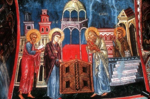 Роспись церкви Агиос Николаос Тис Стегис(под крышей). Какопетрия , Кипр XVII в.