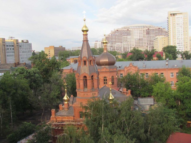 В храме Благовещения Пресвятой Богородицы при штабе ВДВ идут реставрационные работы