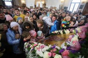 19 и 20 ноября верующие в Новокосино смогут попросить помощи у Божией Матери перед Ее иконой "Пояс Пресвятой Богородицы"