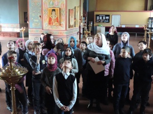 Школьникам школы №433 провели экскурсию по храму Воскресения Христова