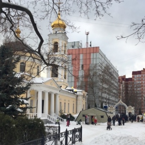 Праздник Крещения в Гольянове